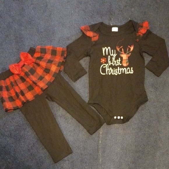 None Other - My First Christmas Outfit Set